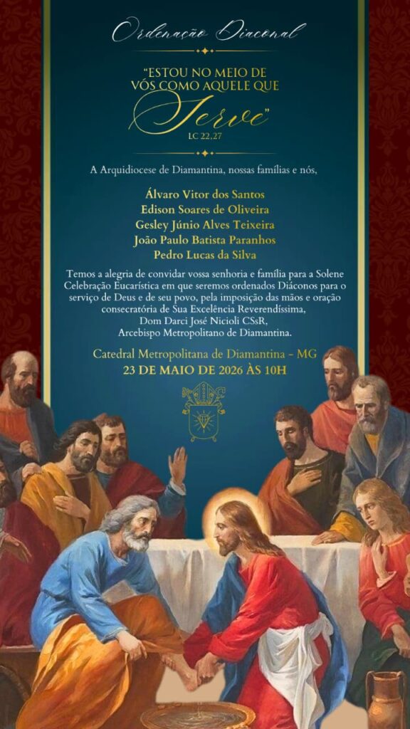 ORDENAÇÃO DIACONAL ARQUIDIOCESE DE DIAMANTINA